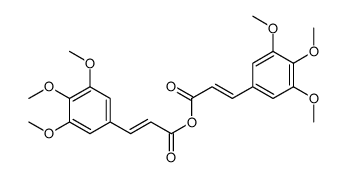 3,4,5-三甲氧基肉桂酸酐结构式
