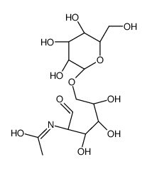 6-O-galactopyranosyl-2-acetamido-2-deoxygalactose结构式