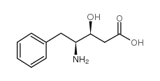 (3S,4s)-4-氨基-3-羟基-5-苯基戊酸结构式