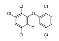 1,2,4,5-tetrachloro-3-(2,5-dichlorophenoxy)benzene Structure