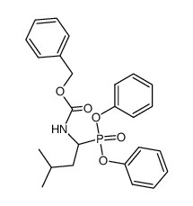 diphenyl <1--3-methylbutyl>phosphonate结构式