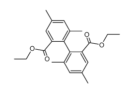 4,4',6,6'-Tetramethyl-diphensaeurediaethylester结构式