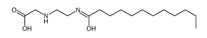 N-[2-[(1-oxododecyl)amino]ethyl]glycine结构式