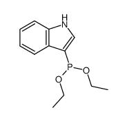 diethyl (3-indolyl) phosphonite Structure