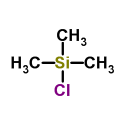 Chlorotrimethylsilane structure