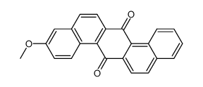 3-methoxybenzo[k]tetraphene-7,14-dione Structure