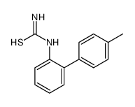 [2-(4-methylphenyl)phenyl]thiourea Structure