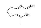 5H-Cyclopentapyrimidin-2-amine, 6,7-dihydro-4-methyl- (9CI) Structure