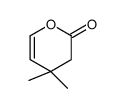 3,4-dihydro-4,4-dimethyl-2H-pyran-2-one结构式