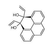 trans-4,5-Diethynyl-4,5-dihydroxy-4,5-dihydropyrene结构式