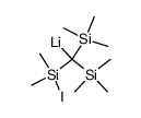 ((iododimethylsilyl)bis(trimethylsilyl)methyl)lithium Structure