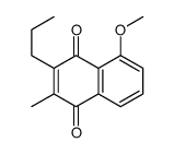 5-methoxy-2-methyl-3-propylnaphthalene-1,4-dione Structure