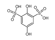 2,5-dihydroxy-benzene-1,3-disulfonic acid Structure
