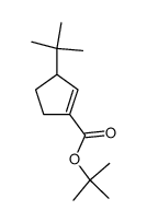 tert-butyl (RS)-3-(1',1'-dimethyl)cyclopentene-1-carboxylate Structure