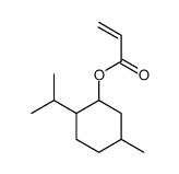 (5-methyl-2-propan-2-ylcyclohexyl) prop-2-enoate结构式