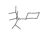 cyclohexyltriisopropylstannane Structure