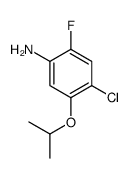 4-chloro-2-fluoro-5-(1-methylethoxy)-Benzenamine结构式