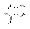 4-N-methyl-5-nitrosopyrimidine-4,6-diamine Structure