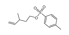 toluene-4-sulfonic acid 3-methylpent-4-enyl ester结构式