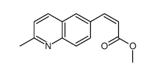 methyl (Z)-3-(2-methylquinolin-6-yl)prop-2-enoate Structure