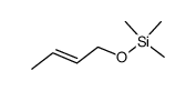 (((E)-But-2-enyl)oxy)trimethylsilan结构式