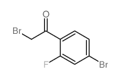 2-溴-1-(4-溴-2-氟苯基)乙酮结构式