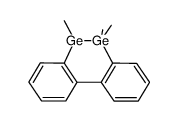 dibenzo[c,e]-1,1,2,2-tetramethyl-1,2-digermacyclohexa-3,5-diene结构式