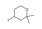 4-碘-2,2-二甲基四氢-2H-吡喃结构式