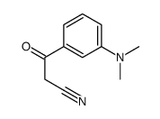 3-(3-二甲氨基苯基)-3-氧丙腈结构式