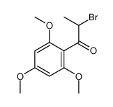 2-bromo-1-(2,4,6-trimethoxyphenyl)propan-1-one Structure