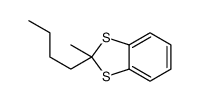 2-butyl-2-methyl-1,3-benzodithiole Structure