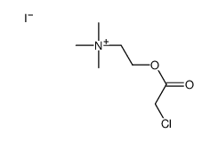 2-(2-chloroacetyl)oxyethyl-trimethylazanium,iodide Structure