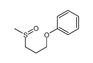 3-methylsulfinylpropoxybenzene Structure