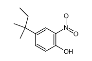 2-硝基-4-(叔戊基)苯酚结构式