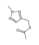 S-[(2-methyltriazol-4-yl)methyl] ethanethioate结构式