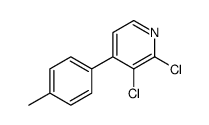 2,3-dichloro-4-(4-methylphenyl)pyridine结构式