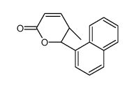 (2S,3S)-3-methyl-2-naphthalen-1-yl-2,3-dihydropyran-6-one Structure