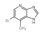 6-Bromo-7-methylimidazo[4,5-b]pyridine structure