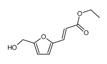 ethyl 3-[5-(hydroxymethyl)furan-2-yl]prop-2-enoate结构式