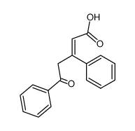 4-Benzoyl-3-phenylbut-2-enoic acid结构式
