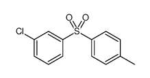 Benzene, 1-chloro-3-[(4-methylphenyl)sulfonyl]- Structure