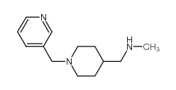 N-甲基-[1-(吡啶-3-甲基)哌啶]-4-甲胺结构式