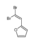 2-(2,2-二溴乙烯)呋喃结构式