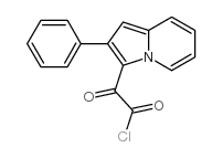 Oxo-(2-phenyl-indolizin-3-yl)-acetyl chloride Structure