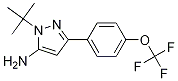 1-tert-butyl-3-[4-(trifluoroMethoxy)phenyl]-1H-pyrazol-5-aMine Structure