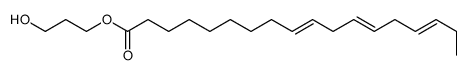 3-hydroxypropyl octadeca-9,12,15-trienoate结构式