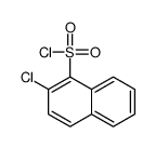 2-chloronaphthalene-1-sulfonyl chloride Structure