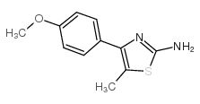 4-(4-甲氧基苯基)-5-甲基-噻唑-2-胺图片