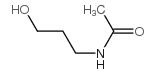 N-(3-hydroxypropyl)acetamide Structure