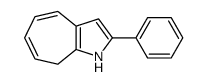 2-phenyl-1,8-dihydrocyclohepta[b]pyrrole结构式